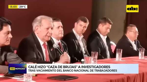 Video: Calé hizo “caza de brujas” a quienes le investigaron en el vaciamiento del BNT - ABC Noticias - ABC Color