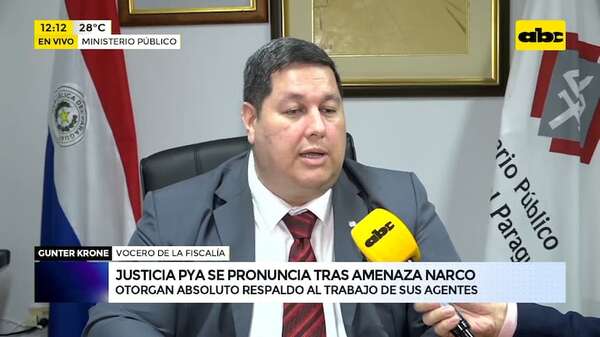 Amenaza de Marset: “esto redobla el compromiso” dice la Fiscalía - ABC Noticias - ABC Color