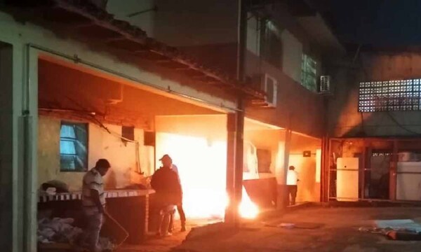 Un hombre provoca incendio en el corredor del Hospital de Ciudad del Este – Prensa 5