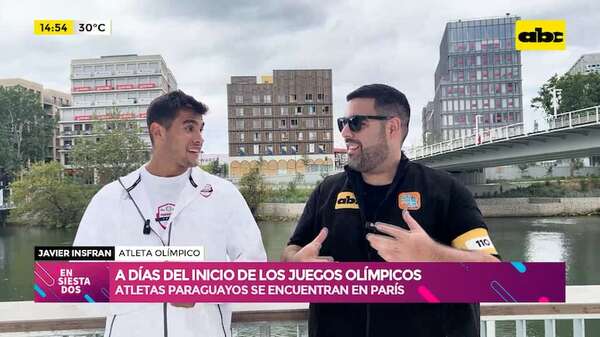 Juegos Olímpicos París 2024: el atleta paraguayo Javier Insfran, mano a mano con ABC-Rolanga - Ensiestados - ABC Color