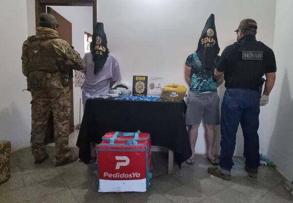 Video: falsos deliverys de comida repartían drogas en Mariano Roque Alonso - Policiales - ABC Color