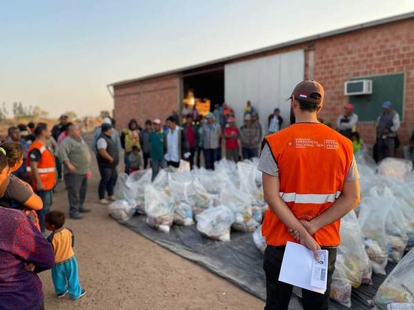 SEN distribuye alimentos en comunidades del Chaco y proyecta asistencia para este viernes a Laguna Negra