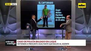Video: detienen al presunto asaltante que habría baleado a un policía en Luque - ABC Noticias - ABC Color