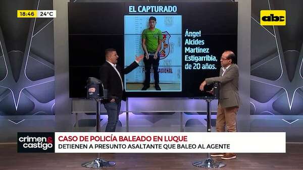 Video: detienen al presunto asaltante que habría baleado a un policía en Luque - ABC Noticias - ABC Color