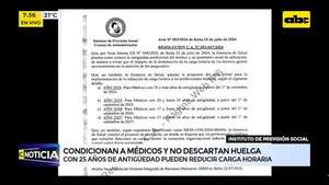 Video: Condicionan a médicos y no descartan huelga - ABC Noticias - ABC Color