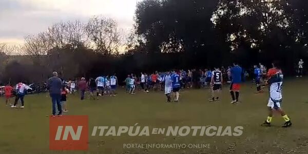 DENUNCIARON DISPARO Y AGRESIONES EN PARTIDO DE FÚTBOL EN EDELIRA - Itapúa Noticias