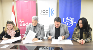 La USIL, el CEPEP y la ICC Paraguay anunciaron la firma de un acuerdo interinstitucional. - Megacadena - Diario Digital