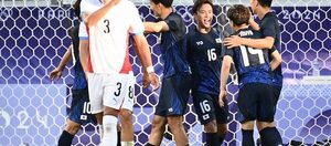 Dura paliza: Japón goleó 5-0 a Paraguay en el comienzo de los Juegos Olímpicos