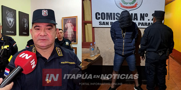 EN PROSECUCIÓN A UN ROBO AGRAVADO DETUVIERON A UN HOMBRE EN SAN RAFAEL DEL PNÁ. - Itapúa Noticias