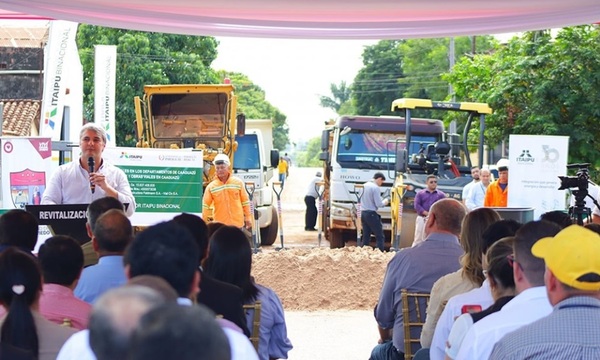 Itaipú reanuda ejecución de obras viales en Coronel Oviedo - OviedoPress