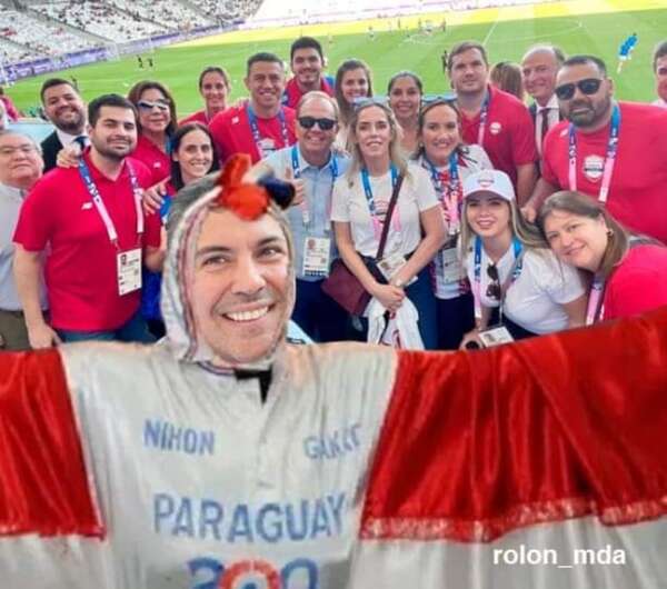 JJ.OO.: Peña acompañó el partido de Paraguay y en redes no le perdonan - Soy un viral - ABC Color
