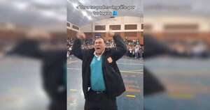 Diario HOY | Efusivo festejo de un padre tras ingreso de su hijo a la universidad se vuelve viral