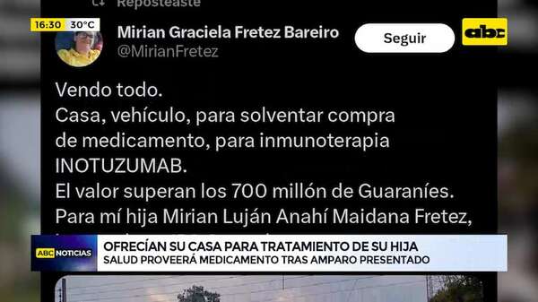 Ofrecían su casa para tratamiento de su hija: Salud proveerá medicamento tras amparo presentado - ABC Noticias - ABC Color