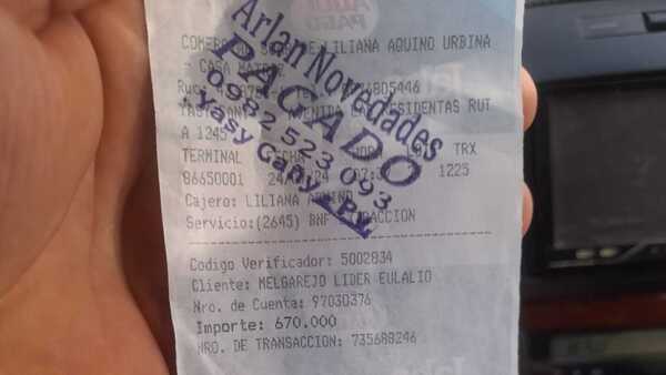 Karai devolvió la plata y el dueño agradeció llorando