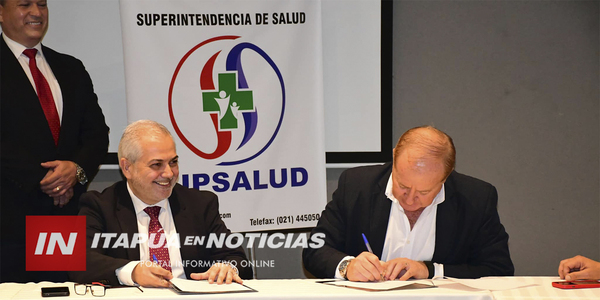 GOBERNACIÓN FIRMA ALIANZA ESTRATÉGICA PARA UNA SALUD PÚBLICA EFICIENTE - Itapúa Noticias