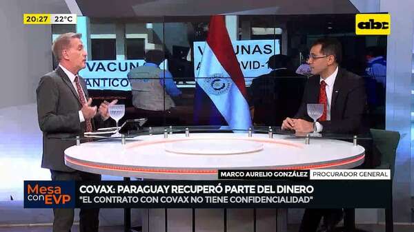 Video: Paraguay recuperó más de USD 3 millones de Covax - Mesa de Periodistas - ABC Color
