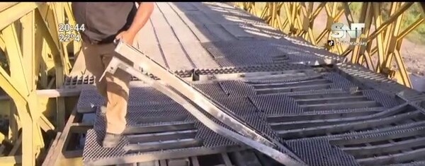 El Puente Pararã de Puerto Falcón en malas condiciones - SNT