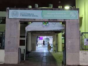 Hospital de Mariano Roque Alonso: presunto adicto causa destrozos y agrede a funcionarios  - Policiales - ABC Color