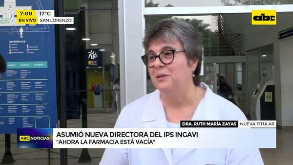 Video: Asumió nueva directora del Hospital Ingavi del IPS - ABC Noticias - ABC Color