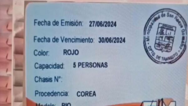 Joven denunció a la Caminera por pedido de coima