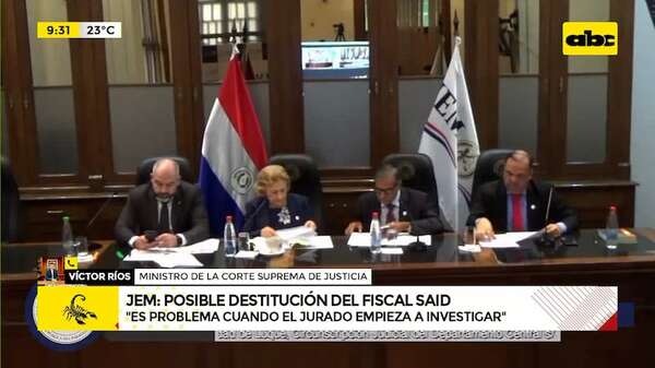 Fiscal en la mira del JEM: hay un sistema perverso que lo permite, dice ministro - ABC Noticias - ABC Color