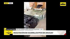 Uruguay incauta cigarrillos paraguayos provenientes de Brasil: admiten que no hay control de salida  - ABC Noticias - ABC Color