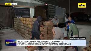 Areguá: Incautan gran cargamento de tomate que ingresó de contrabando - ABC Noticias - ABC Color