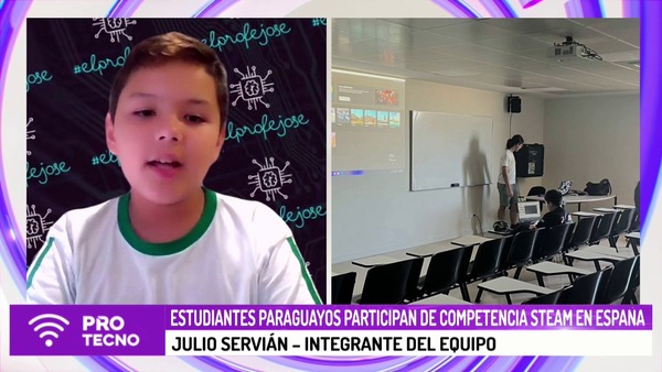 Estudiantes paraguayos participan de competencia Steam en España - Megacadena - Diario Digital