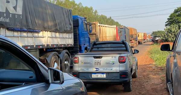 Diario HOY | Reportan más de seis horas de cierre de ruta en San Pedro