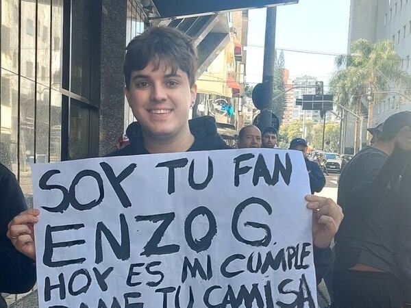 Un hincha brasileño de Cerro a Enzo Giménez: “Le parece mucho a Neymar” - Cerro Porteño - ABC Color