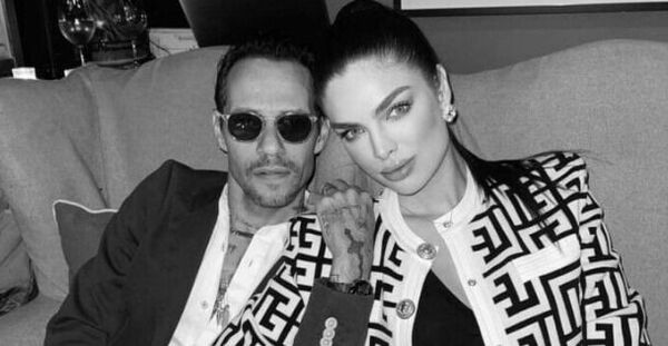 Marc Anthony y Nadia Ferreira entre los invitados a la boda de Christian Nodal y Angela Aguilar