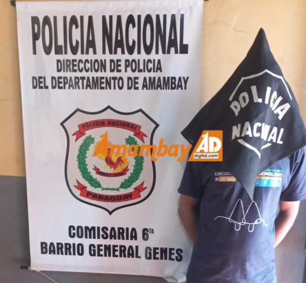 Joven buscado por violencia familiar se presentó en la Fiscalía y fue detenido