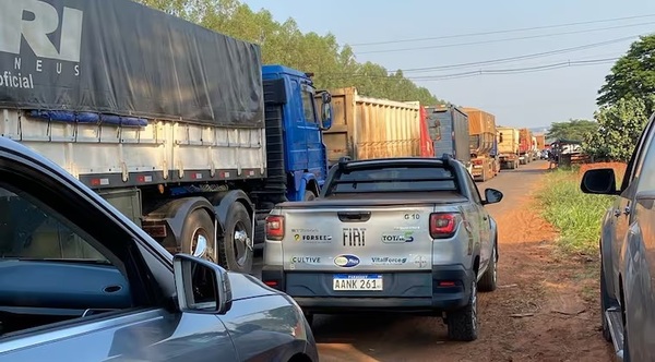 Reportan más de seis horas de cierre de ruta en San Pedro - Noticiero Paraguay
