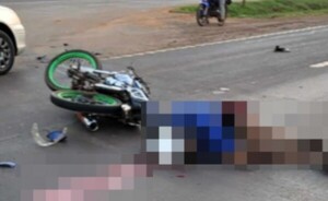 Motociclista muere en violento accidente en Minga Guazú