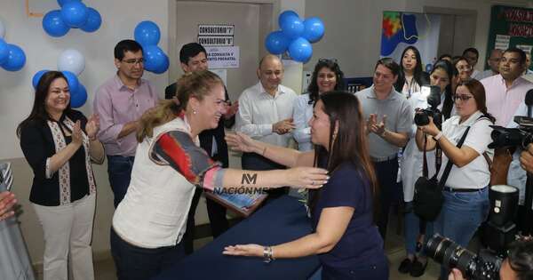 La Nación / Ministra Barán inauguró sala TEA en Pdte. Franco y pidió seguir trabajo para el “gran hospital”