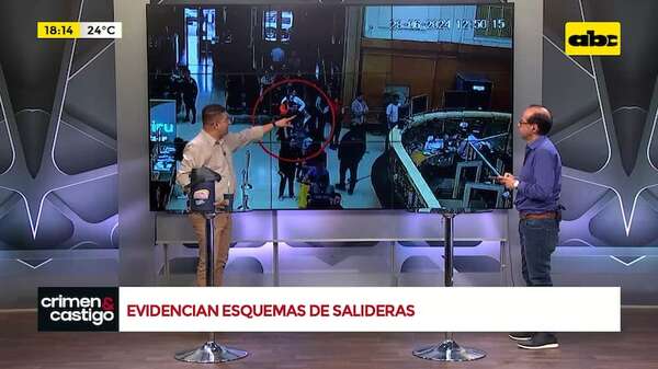 Video: circuito cerrado expone modus operandi de atracos a la salida de bancos - Crimen y castigo - ABC Color