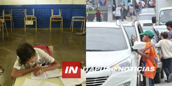 4 DE CADA 10 NIÑOS DE ITAPÚA NO VAN A LA ESCUELA - Itapúa Noticias