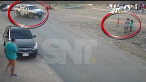 Atropelló a un niño y se fugó - SNT