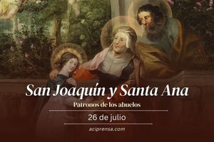 Hoy celebramos a los santos Joaquín y Ana, padres de la Virgen y patronos de los abuelos