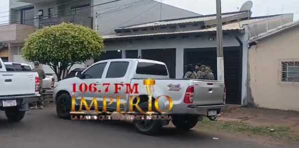 Policía Nacional y Policía Federal de Brasil hacen allanamientos en la frontera