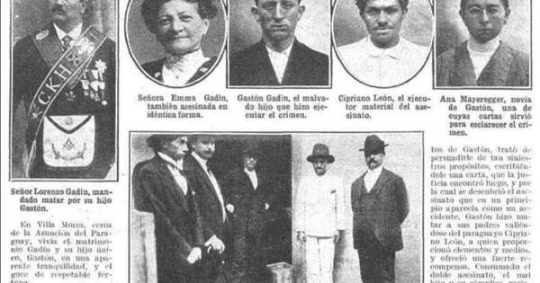 La Nación / Gastón Gadín: un amor prohibido, doble parricidio y última pena de muerte