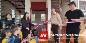 MUNICIPALIDAD DE SAN JUAN DEL PNÁ. INAUGURÓ OBRAS EN ESCUELA AYUMI ISHIDA ONO - Itapúa Noticias