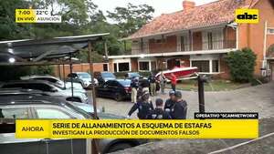 Operación “Scam Network”: realizan serie de allanamientos a esquema de estafas - ABC Noticias - ABC Color