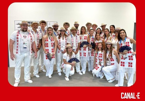 EL TEAM PARAGUAY RUMBO A LA CEREMONIA DE APERTURA DE LOS PARÍS 2024