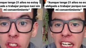 Joven se niega a trabajar y exigió a sus padres que lo mantengan: "Nací sin mi consentimiento"