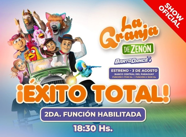 ¡Anuncian nueva función para el show de “La Granja de Zenón” en Paraguay! - Unicanal