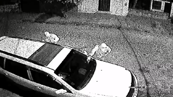 Videos: Desconocidos queman una camioneta en Lambaré