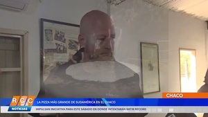 Video: Intentan batir récord con la pizza más grande de sudamérica en el Chaco