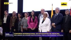 Congreso Internacional de Estudiantes de Medicina: declarado de interés institucional por la Universidad Católica - Mundo empresarial - ABC Color