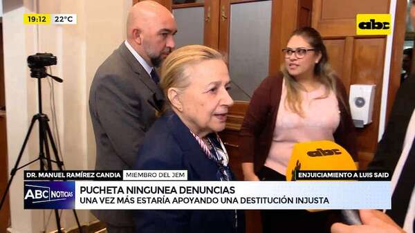 Enjuiciamiento a Luis Said: Pucheta ningunea denuncias de irregularidades - ABC Noticias - ABC Color